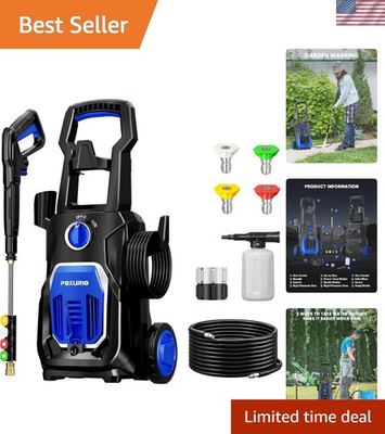 #ad High Performance Electric Pressure Washer 4000 PSI with Foam Cannon amp; 35FT Hose $154.39