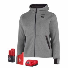 Milwaukee F200G-21 M12 Women  s Heated Hoodie Kit - Gray