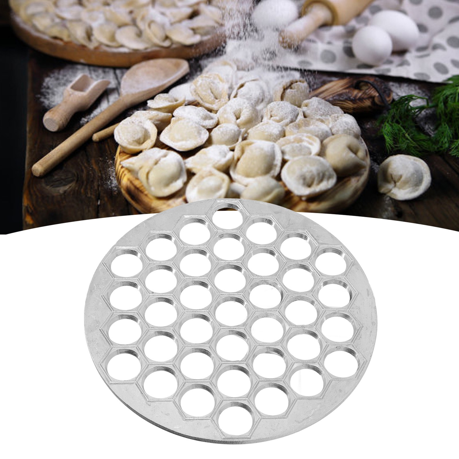Aluminum Dumpling Maker Efficient Dough Press For Kitchen Easy To Use