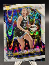 2025 Panini Prizm WNBA #138 Maddy Westbeld White Seismic Prizms
