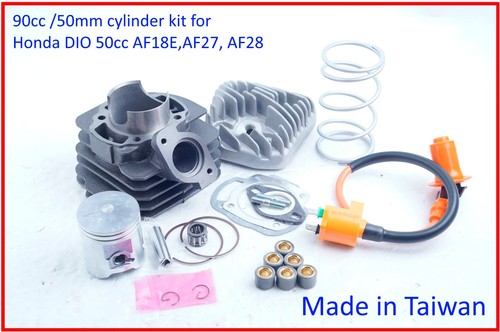 90cc Cylinder kit 50mm  for Honda DIO 50 AF18E SYM DD50 Jolie 50 Vertical TW - Picture 1 of 13