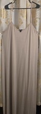 Boohoo Spaghetti Strap Tan Dress Size 16
