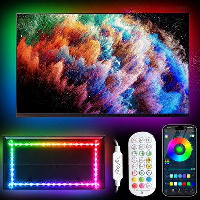 TV LED Backlight, 23Ft TV LED Lights for 75-100 Inch,Rgb TV Backlight Behind,Usb