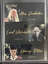 2025 KAKAWOW COSMOS Harry Potter Trading Cards-21/25-Triple Script Art Green