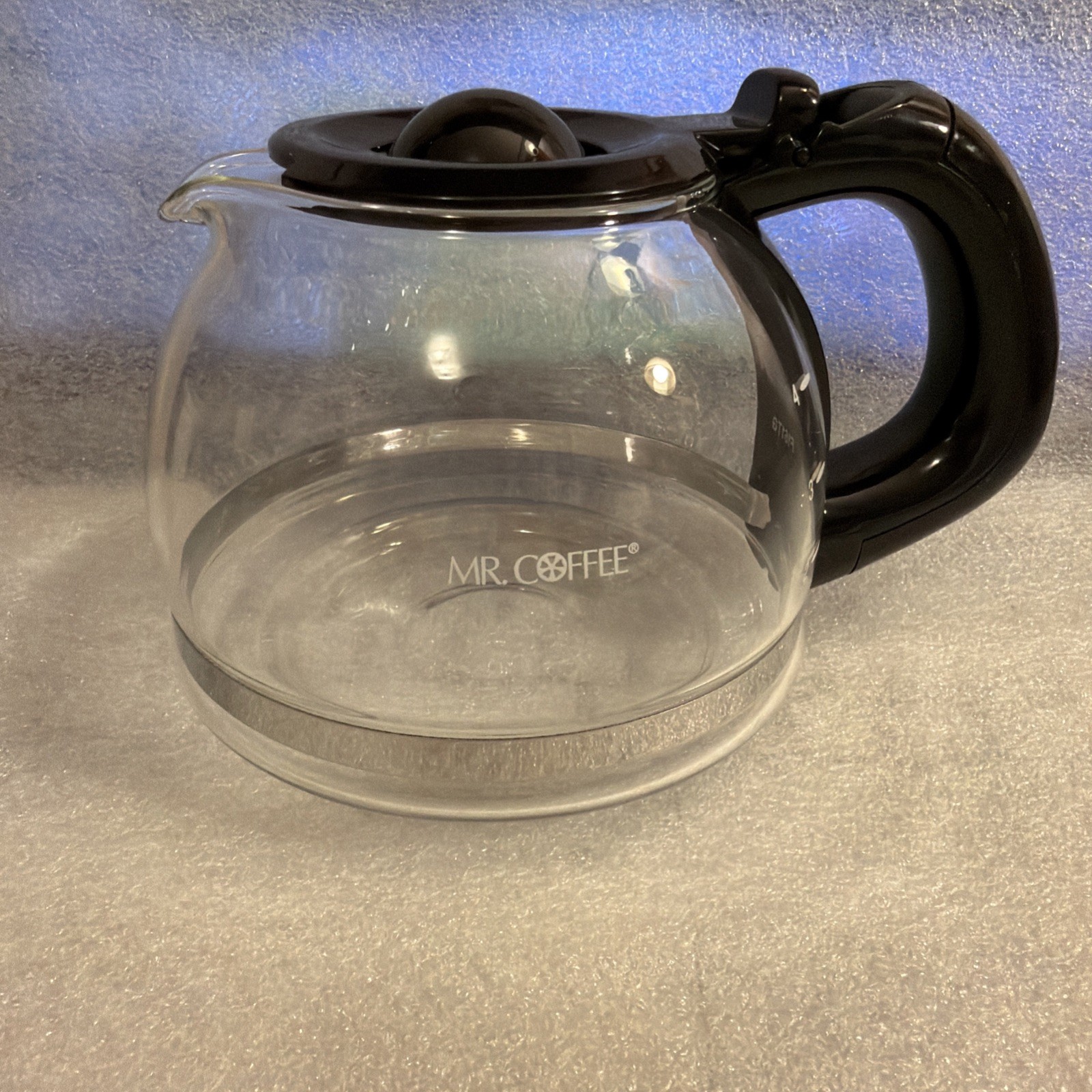 Replacement Glass Carafe 4.25" Tall Black