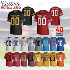 Personalized Team Name Number Football Jersey Shirt, Customized Jersey Gift for