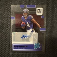 2022 Panini Clearly Donruss - Rated Rookie Kyle Hamilton #88 Autographs (AU, RC)