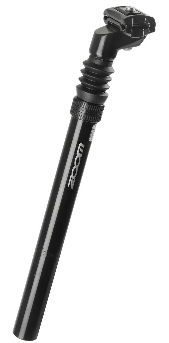 Hasaller Reggisella ammortizzante per bicicletta, 350 mm, in lega di alluminio, diametro regolabile da 25,4 a 34,9 mm, per mountain bike e bici da strada (33,9 mm di spessore