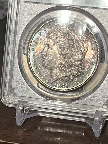 1881-S $1 Morgan Silver Dollar PCGS MS64 Toned Free Shipping!