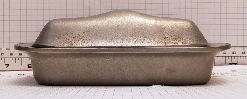 Vintage Wilton Armetale Pewter Butter Dish with Glass Insert, free shipping