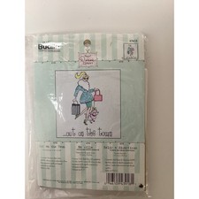 Bucilla Denas Closet Out on the Town Counted Cross Stitch Kit 43918 Poodle