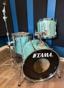 Tama Rockstar DX 3pc Drum Set Japan Rare Nile Blue Evans Free Shipping
