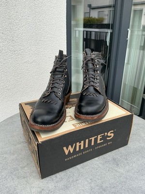 White's Boots Cruiser CXL Black - US 9.5 D (55 Last) - Burg & Schild - Neuwertig