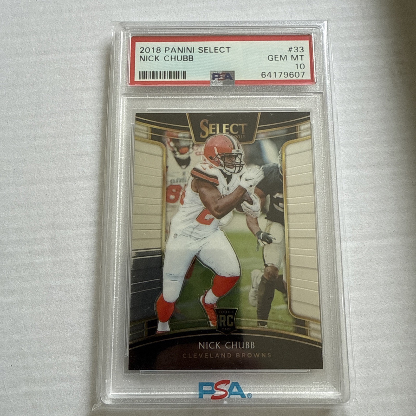 Nick Chubb Panini Select #33 Base