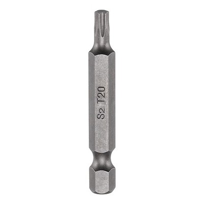 T20 Magnetic Torx Screwdriver Bit 1/4'' Hex Shaft 50mm for Steel S2