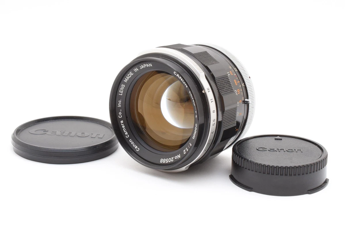 Canon FD f/1.2 Camera Lenses 55mm Focal for sale - eBay