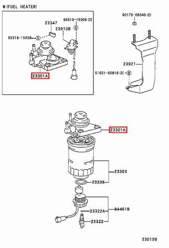 Genuine LandCruiser 80 Series HDJ 1HD 4.2 Diesel Fuel Filter Primer Pump Cap - Picture 6 of 7
