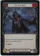 Flesh and Blood TCG Sic 'Em Shot (Blue) Common Arcane Rising ARC074