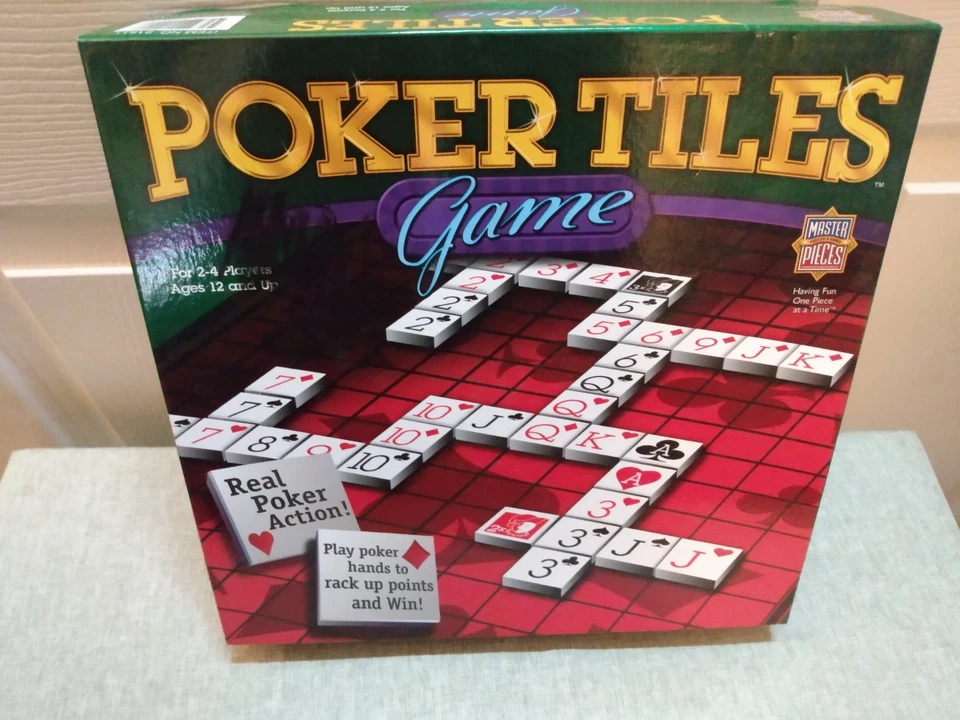 MasterPieces 2005 Poker Tiles Board Game - 100% Fully Complete - See Pics - Image 2 of 4