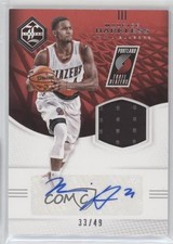 2016 Limited Jersey Signatures Spotlight Silver 33/49 Maurice Harkless Auto 5l1