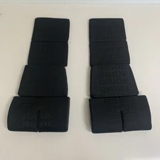 PAIR Non-Recliner Bride Gradient Seat Pads Replacement Pad Cushion 2 Set Black
