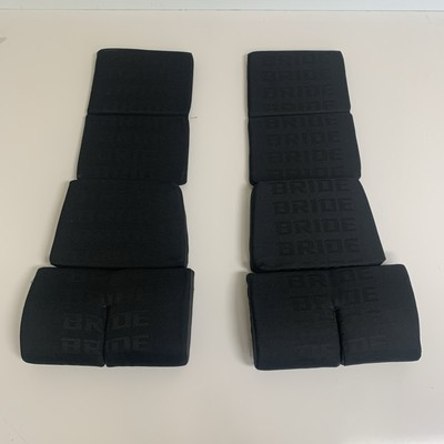 #ad PAIR Non Recliner Bride Gradient Seat Pads Replacement Pad Cushion 2 Set Black $179.99