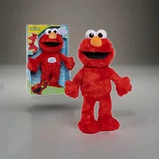 Sesame Street Tickle Me Elmo 13.5-inch Plush Doll Laughs Wiggles and Giggles New