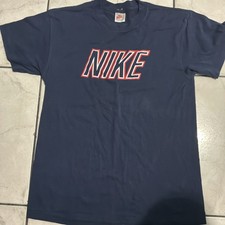 Vintage 90's Nike Navy Blue T Shirt Men's Size L Made In USA