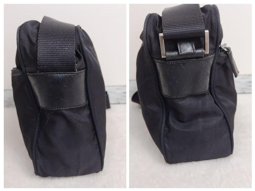 PRADA shoulder bag camera bag tessuto nylon black thumbnail 4