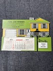 1977 Unique Shaped Builders Desk Calendars Warwick Salesman Kit Sample 420 NOS — photo 1