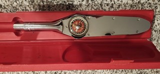 Snap On TE 100FU Torqometer Torque Wrench 1/2" Drive 0 100 Ft Pounds