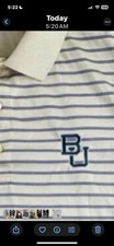 Cutter  Buck Medium Polo DryTec BU Baylor University Logo Yellow
