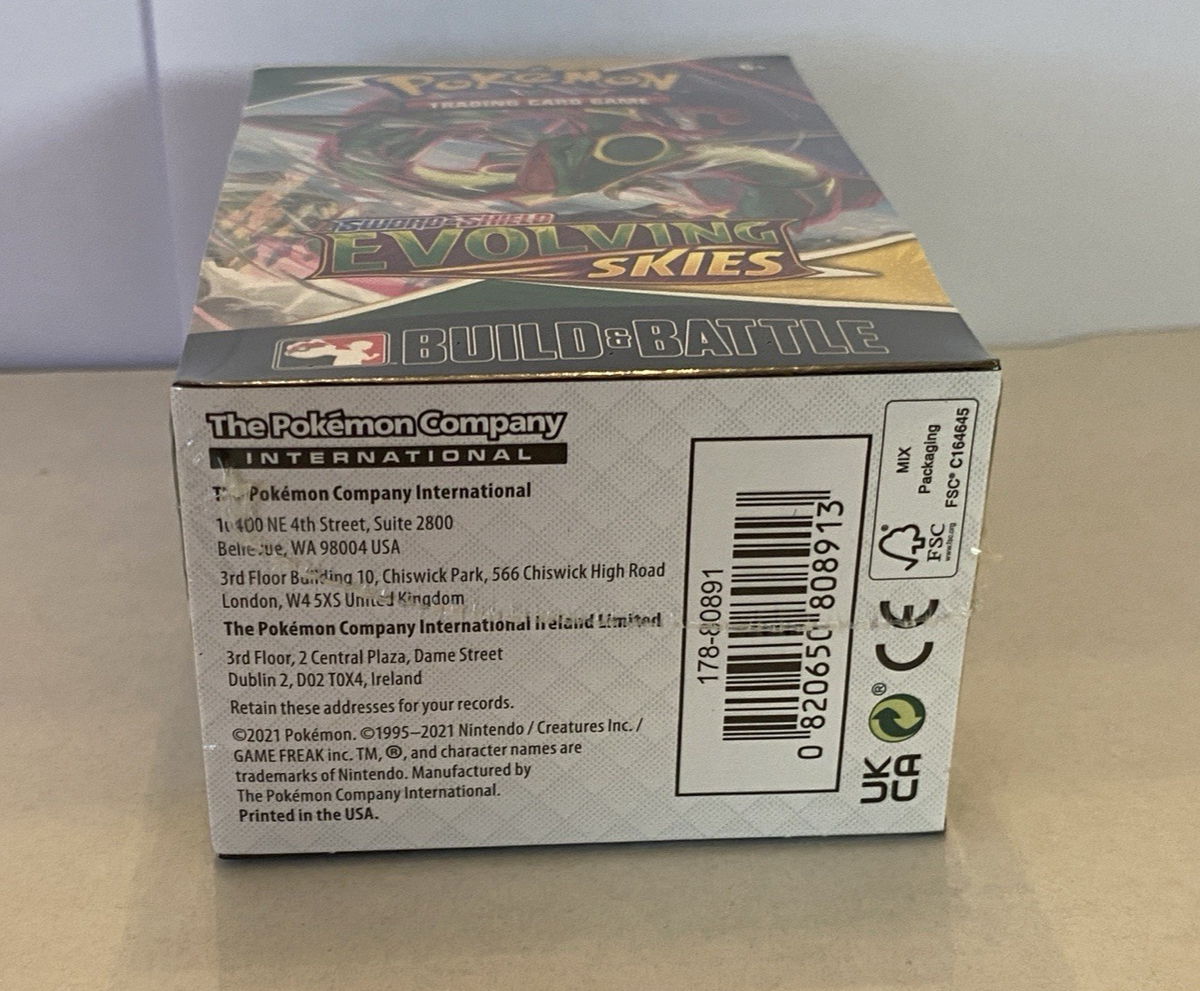 SEALED* Pokémon TCG Evolving Skies Build And Battle Box | eBay