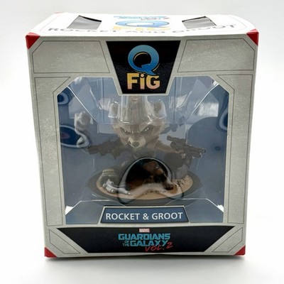 Quantum Mechanix QMx Rocket & Groot Diorama Guardians of the Galaxy Vol. 2 Neu