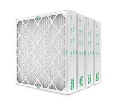 20x25x4 MERV 8 Pleated Air Filters by Mann+Hummel. Box of 4.