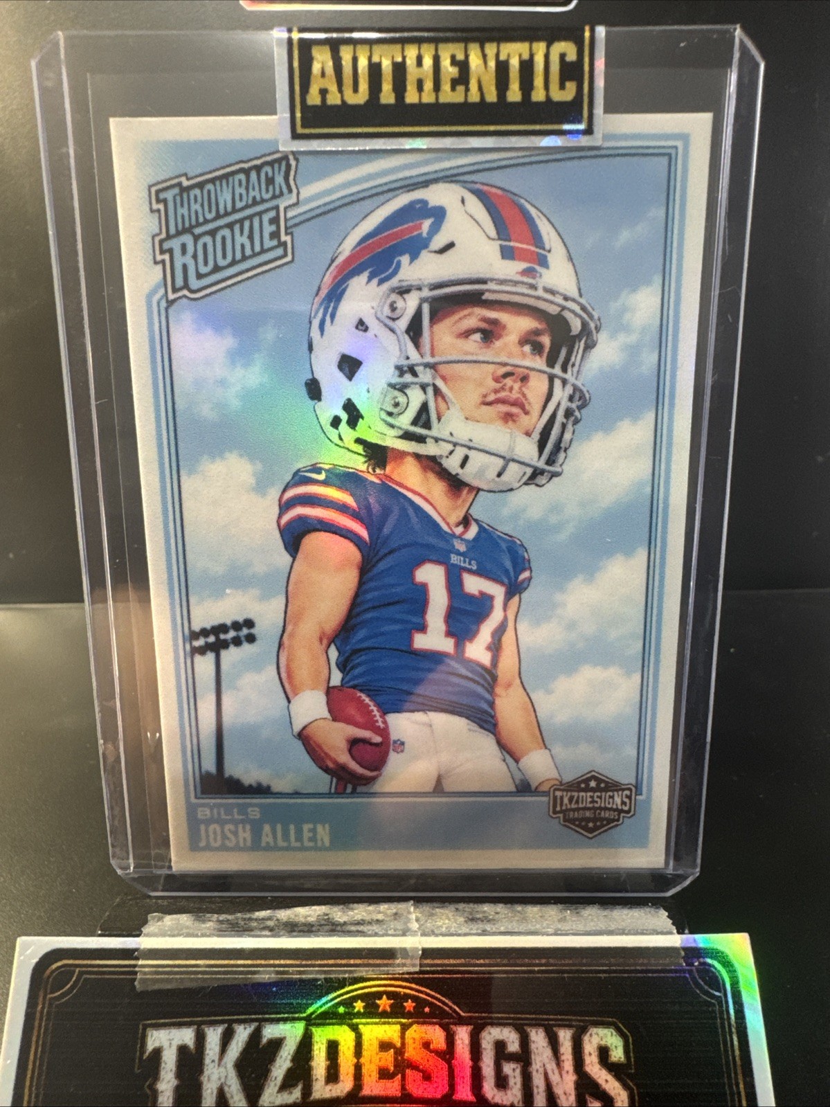2026 Tkzdesigns Throwback Rookie Josh Allen Caricature JA2