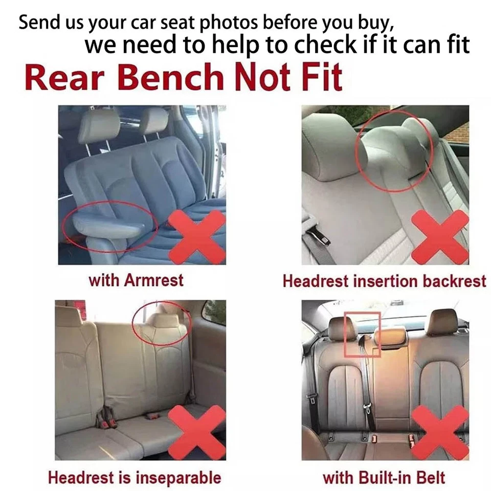 Full Set For Dodge Charger Deluxe Leather Car 5-Seat Covers Front & Rear Cushion Foto 3 de 4