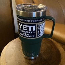YETI Rambler NORTHWOODS GREEN 20 oz Travel Mug w/ Stronghold Lid - Sold Out