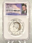 1964 50C KENNEDY PROOF SILVER HALF DOLLAR NGC PF 67 FIRST YEAR OF ISSUE