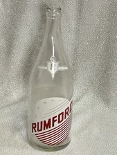 Vintage 1940’s RUMFORD ACL 28 oz Bottle Rumford Beverages Concord, New Hampshire