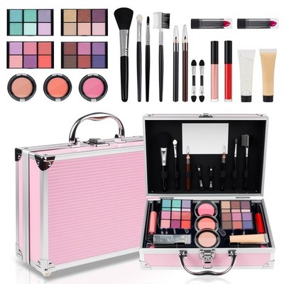Makeup Kit for Teen Girls, Complete Cosmetic Set with Eyeshadow Palette, Lips...