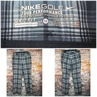 Nike Golf Tour Performance Dri Fit Women's Tartan Black White Pants Size 10