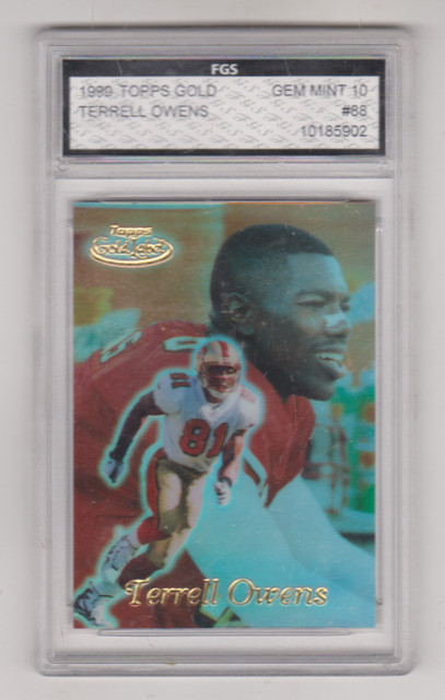1999 - Topps - Gold Label - Class 1 - Terrell Owens - GRADED GEM MINT 10!