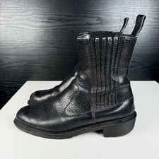 Dr.Martens Side Gore Boots Eleanore Chelsea Boot - Black Leather - US 8 - Read