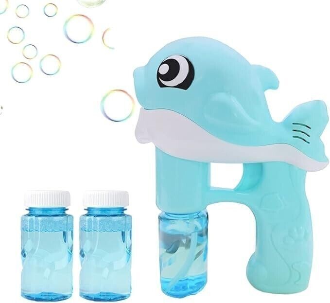 Pistola De Burbujas Para Niños, Máquina De Burbujas Recargable