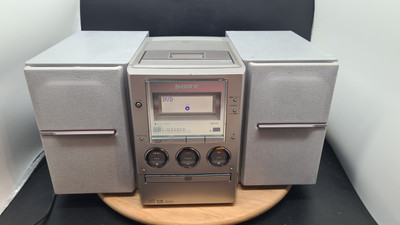 Sony CMT-M90DVD Micro HiFi Komponenten System getestet - Ersatzteile oder Reparatur 