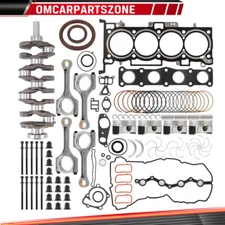 Engine Overhaul Rebuild Kit & Crankshaft & 4 Con Rods For Hyundai KIA G4KE 2.4L