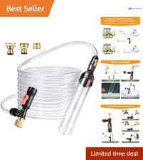 Aquarium Gravel Vacuum Water Changer Siphon Pump 30ft for Fish Tank Cleaning