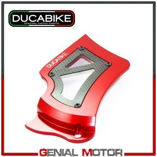 Ritzel Abdeckung Ergal bearbeitet CNC Rot CP01A Ducabike Ducati 1098 2006 > 2009 - Bild 1 von 2