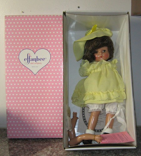 Vintage Reproduction Effanbee F&B Vinyl Classic Patsy Joan Doll Needs Restrung